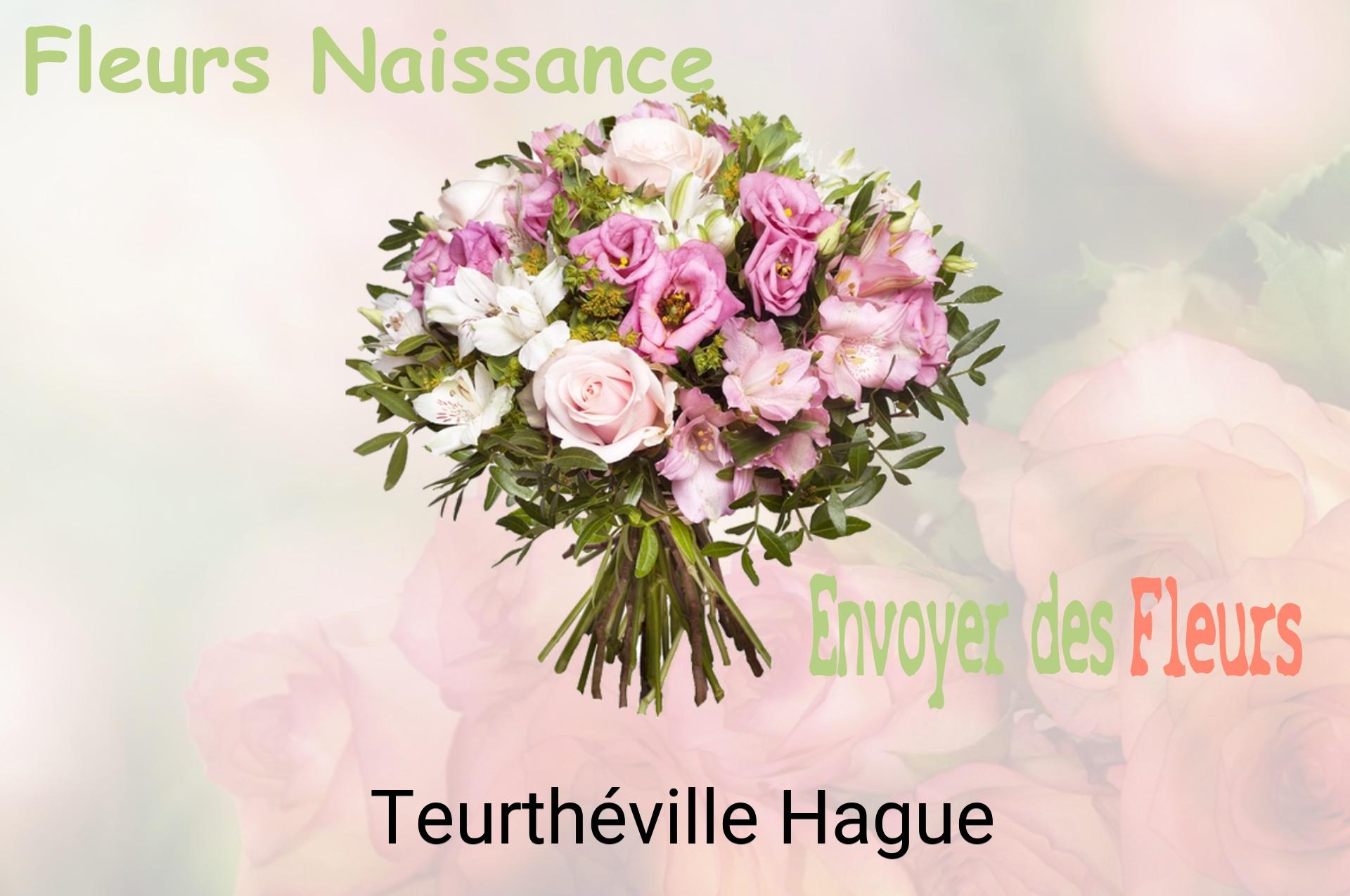 Bouquet de fleurs de naissance livré à Teurthéville-Hague