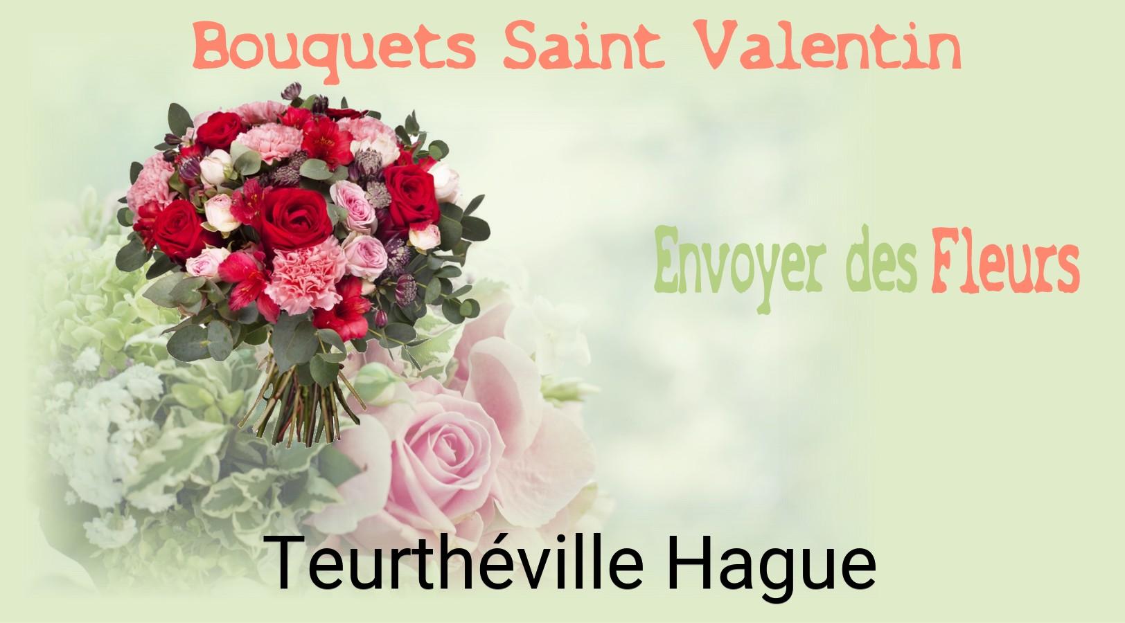 Roses de Saint-Valentin livrées à Teurthéville-Hague
